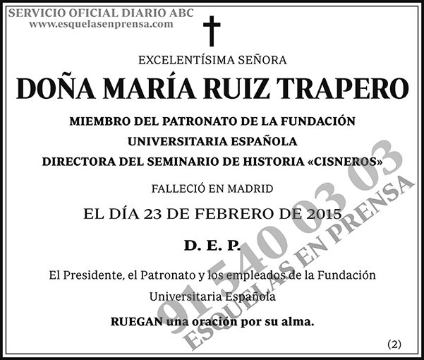 María Ruiz Trapero